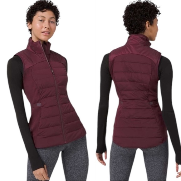 lululemon athletica Jackets & Blazers - LULULEMON Down For It All Cassis Puffer Vest Size 2